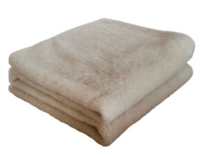 Camel Wool Blanket Natural Throw Bedspread 79' x 79' (200cm x 200cm)