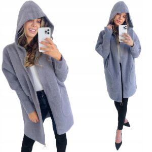 Classic Alpaca Coat with Zipper Various Colors